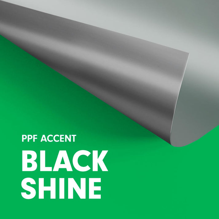 Profilm - Black Shine Hochglanz Schwarz Lackschutzfolie